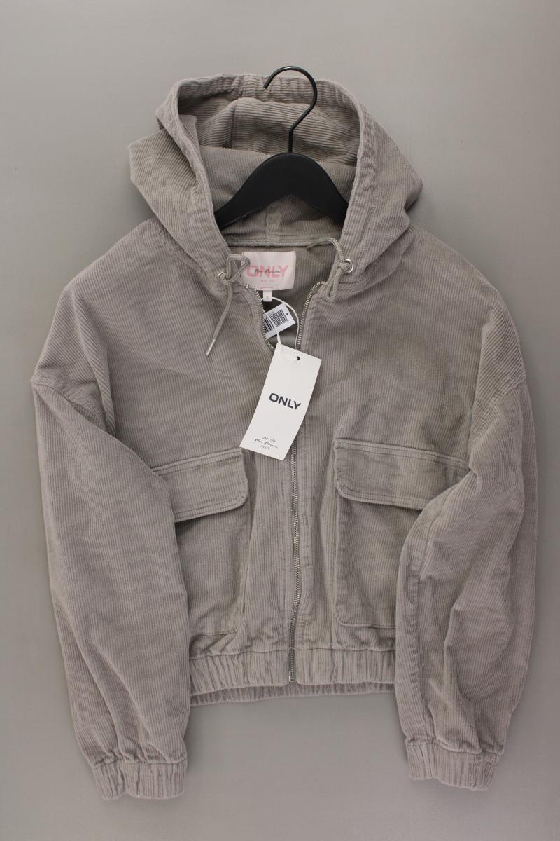 Only Cordjacke Gr. S neu mit Etikett Neupreis: 59,99€! grau aus Baumwolle