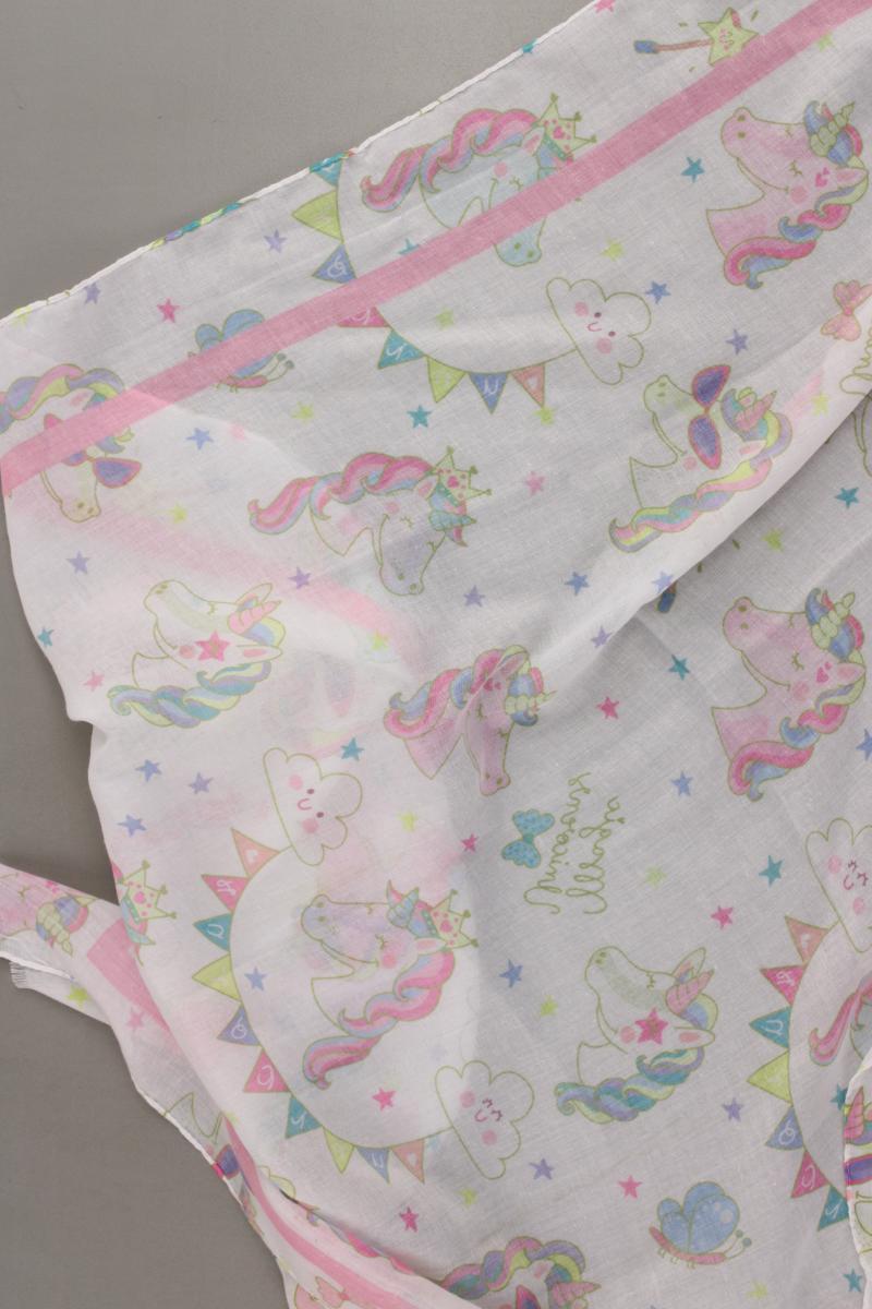 Tuch mit Einhornmuster mehrfarbig aus Polyester