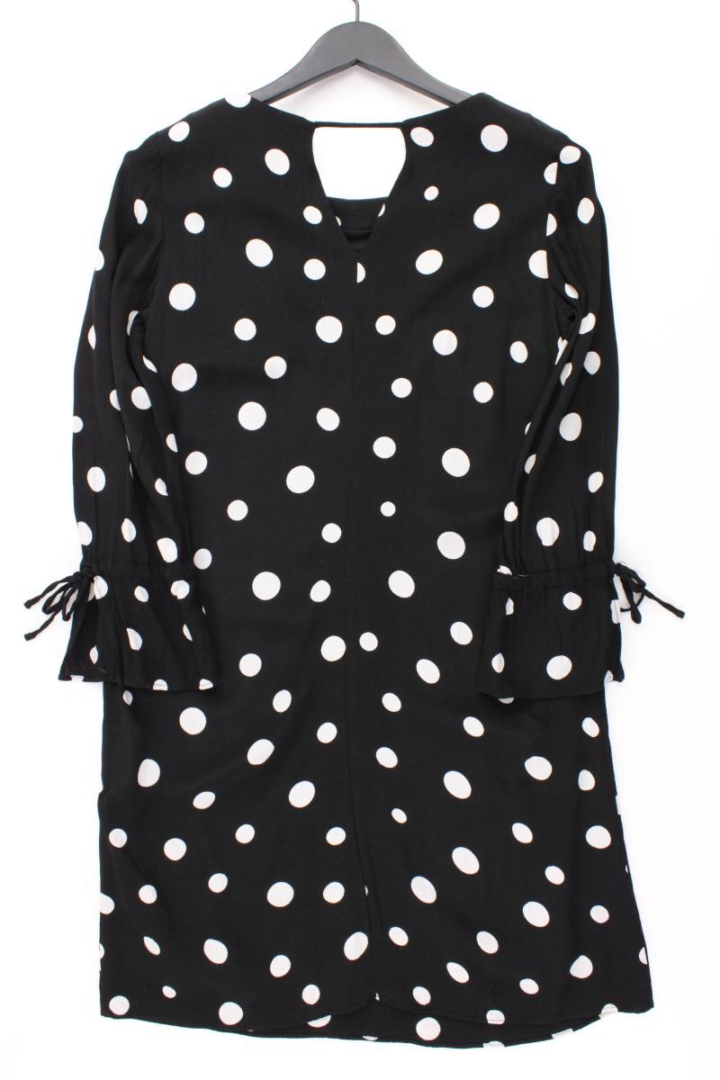 Esprit Midikleid Gr. S gepunktet 3/4 Ärmel schwarz
