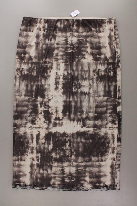 Vero Moda Curve Rock Gr. 48/50 mit Batikmuster neuwertig braun aus Polyester