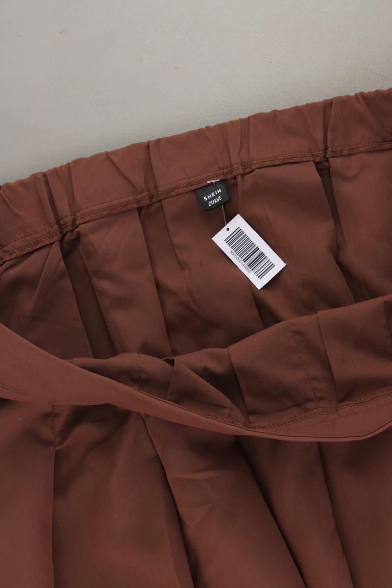 Shein Minirock Gr. XXL braun aus Polyester