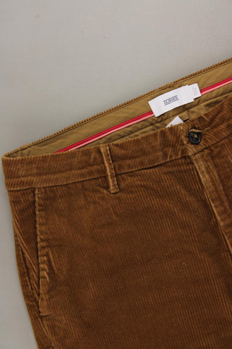 Closed Cordhose Gr. W29 braun aus Baumwolle