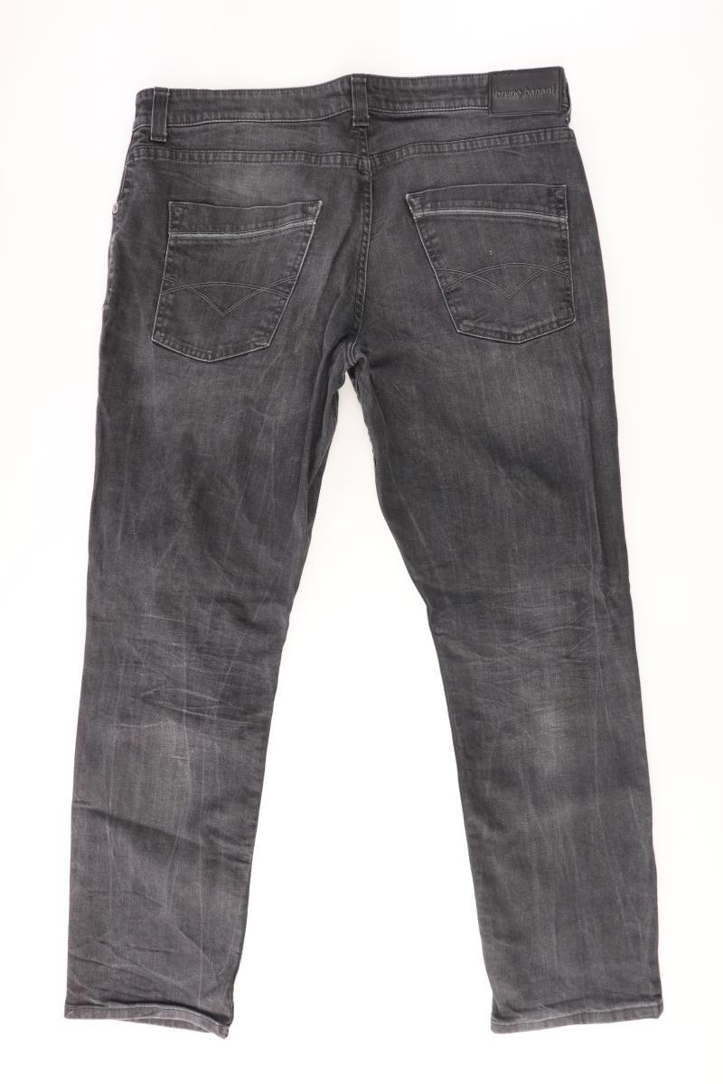 Bruno Banani Straight Jeans für Herren Gr. W38/L32 grau aus Baumwolle