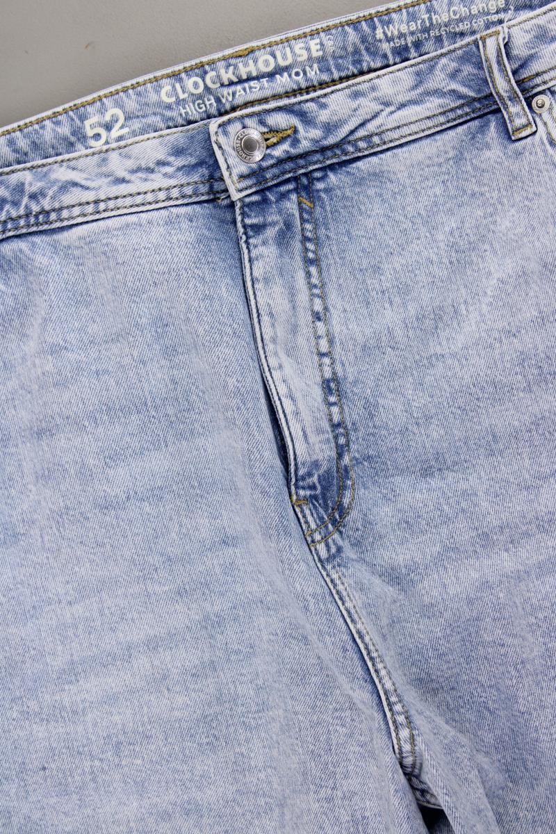 Clockhouse Mom Jeans Gr. 52 blau aus Baumwolle