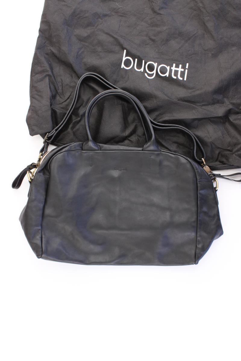 Bugatti Henkeltasche neuwertig schwarz aus Leder