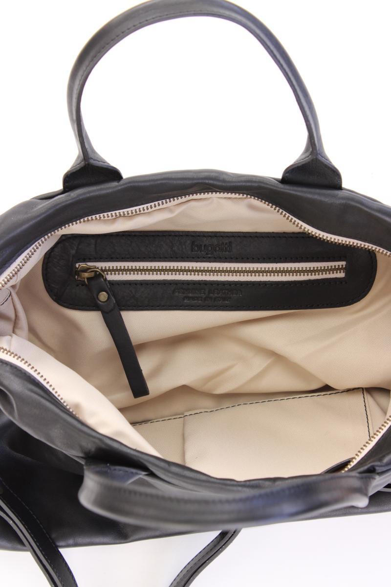 Bugatti Henkeltasche neuwertig schwarz aus Leder