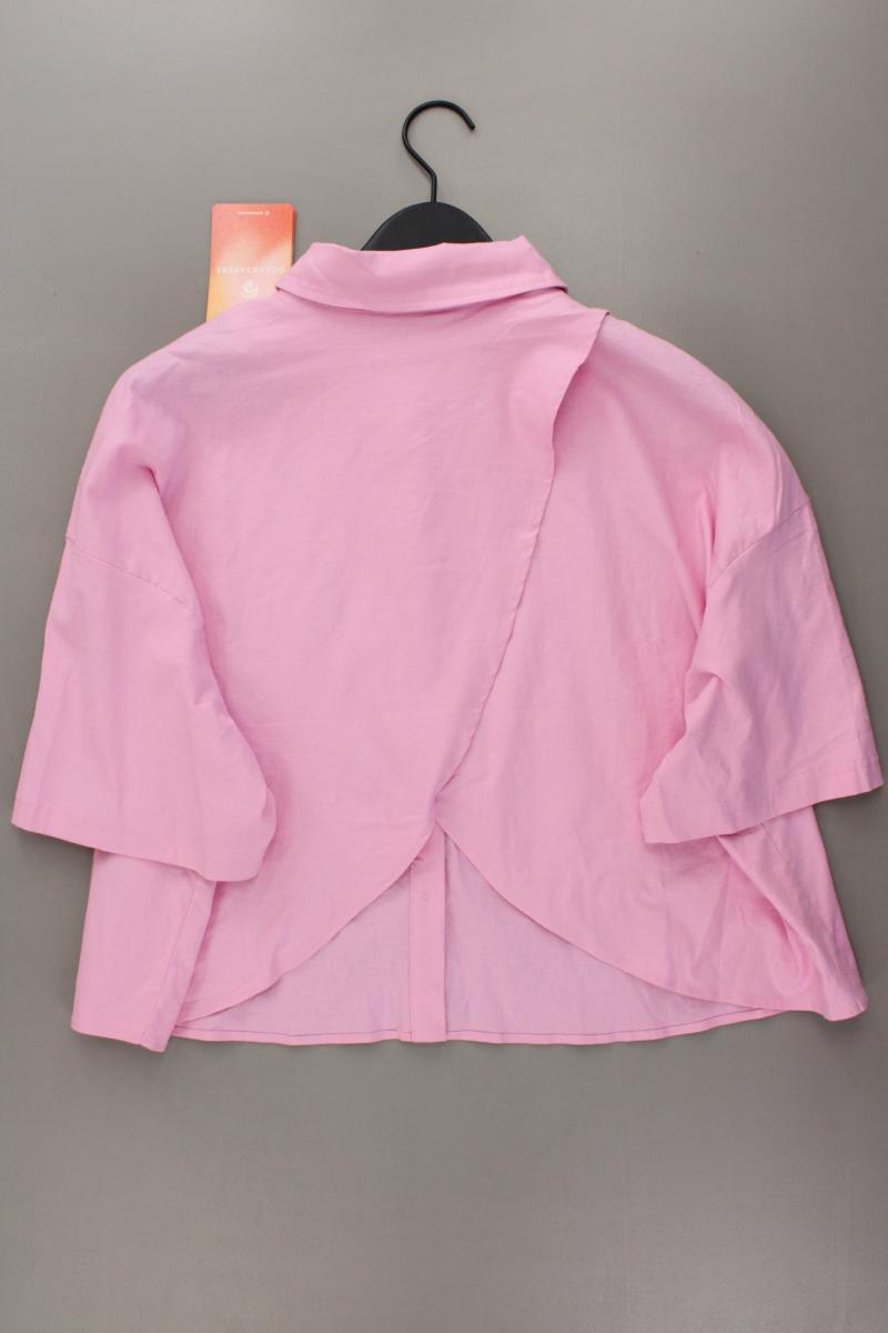oceans apart Leinenbluse Gr. XXL neu mit Etikett Kurzarm rosa