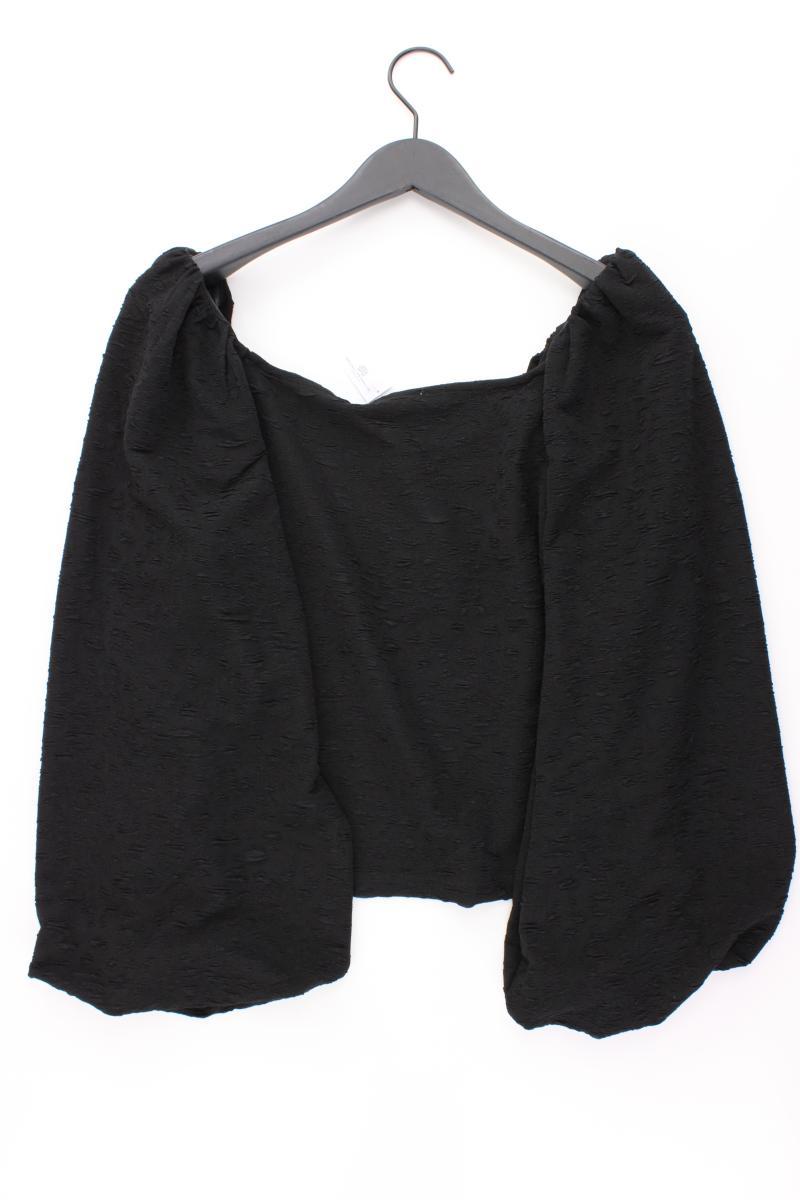 NA-KD Langarmbluse Gr. XL neu mit Etikett mit Carmen-Ausschnitt schwarz