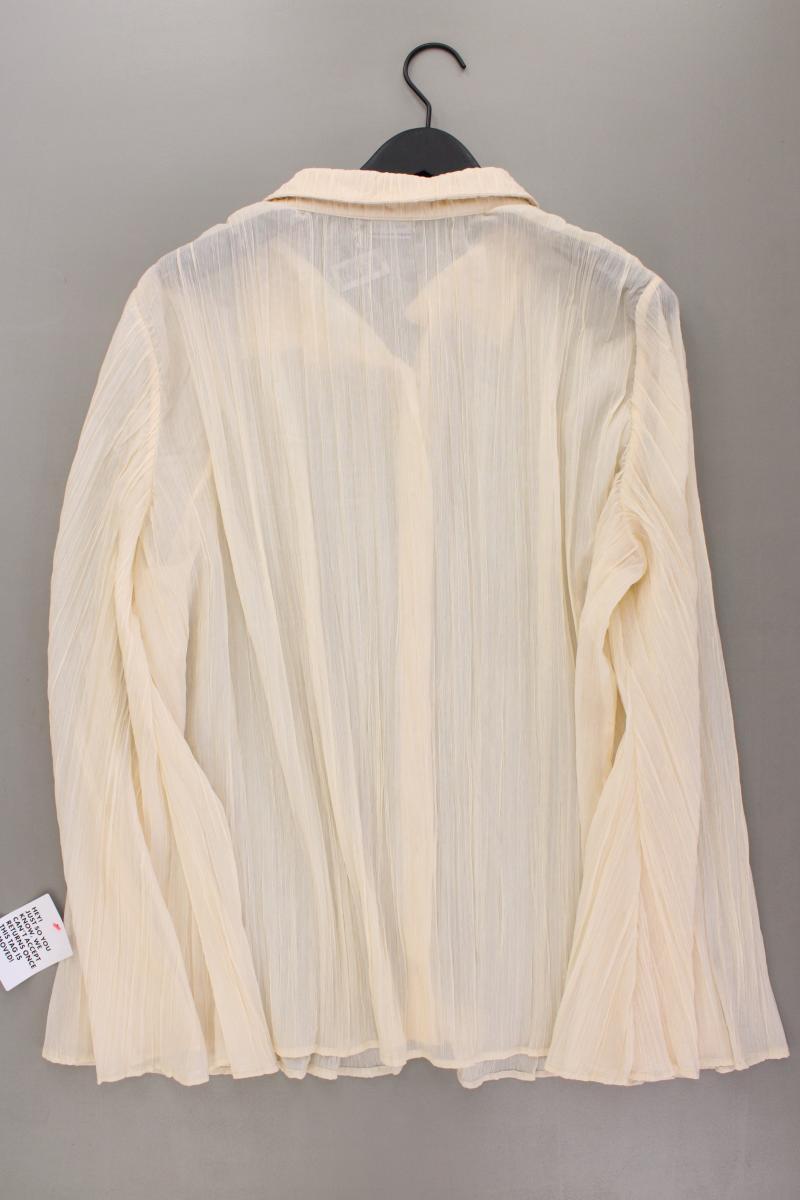 Asos Langarmbluse Gr. 52 neu mit Etikett creme aus Polyester