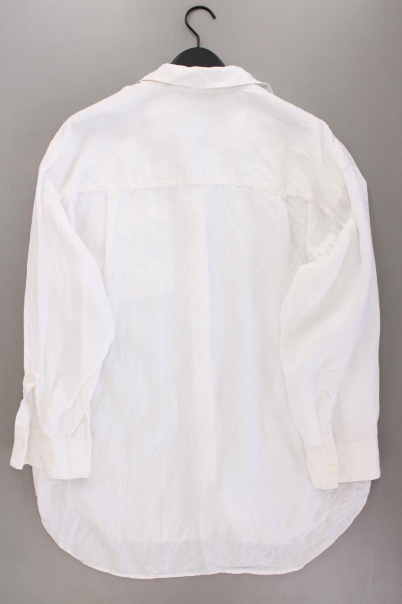 OYSHO Leinenbluse Gr. L Langarm creme