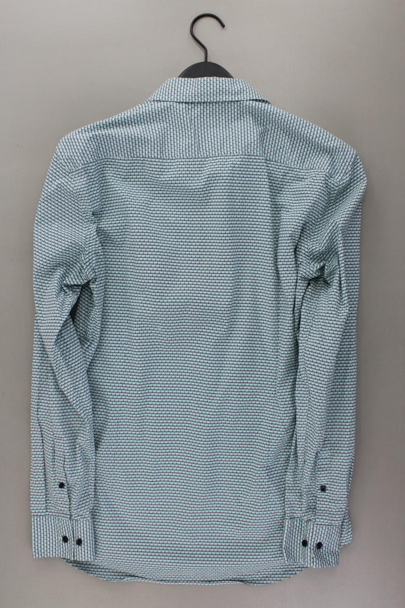 BOSS by Hugo Boss Langarmhemd für Herren Gr. Hemdgröße 41 geometrisches Muster