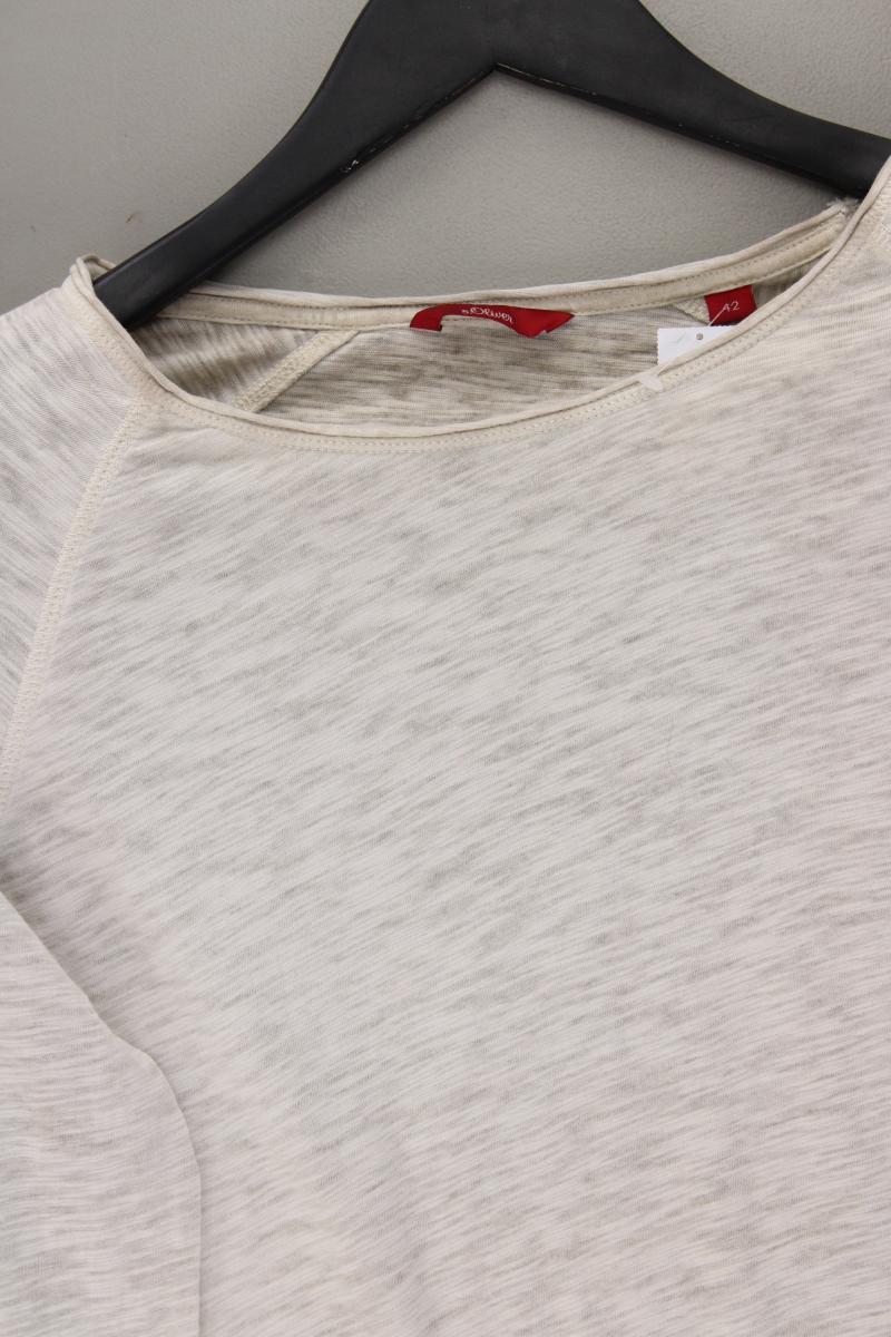 s.Oliver Longsleeve-Shirt Gr. 42 Langarm creme