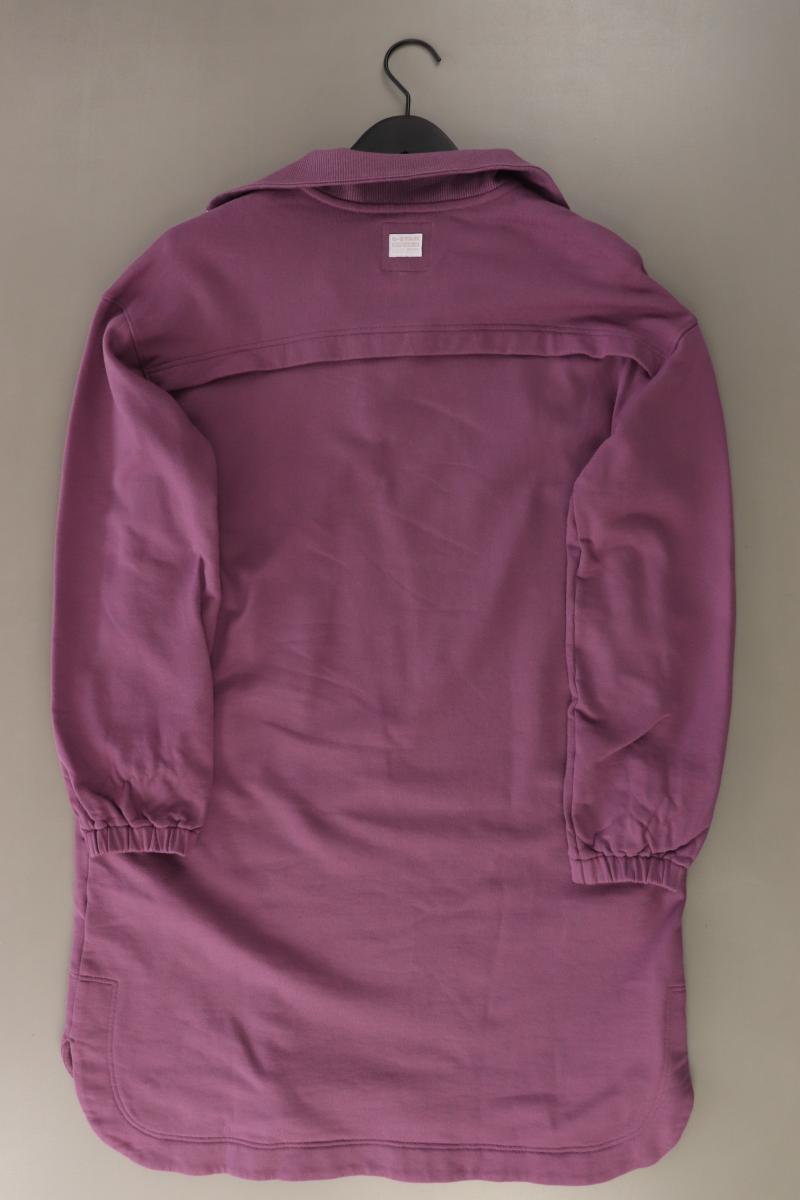 G-Star Jerseykleid Gr. M Langarm lila aus Baumwolle