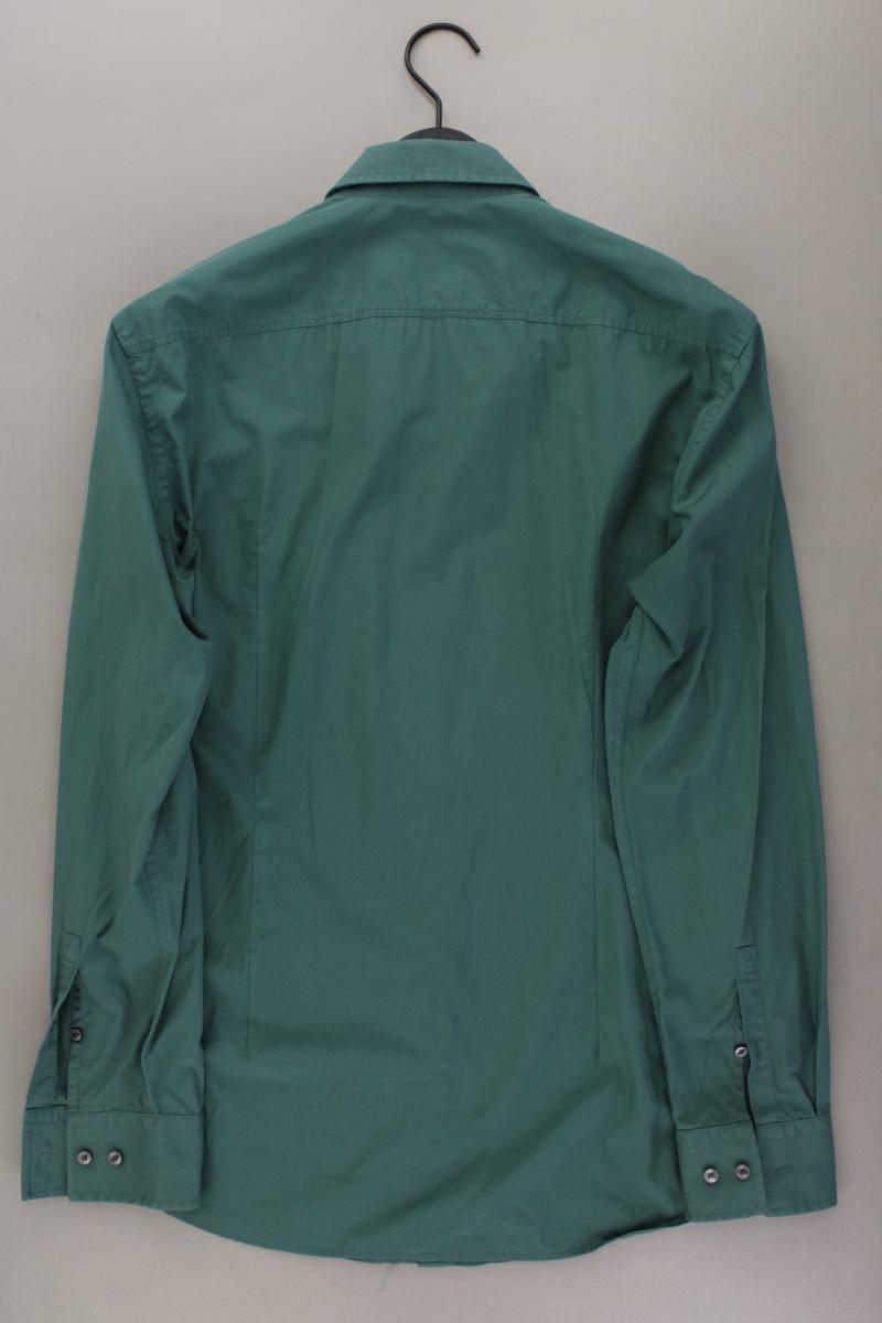 BOSS by Hugo Boss Langarmhemd für Herren Gr. Hemdgröße 41 grün aus Baumwolle