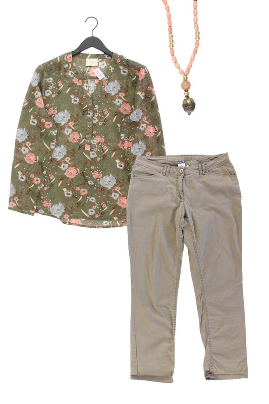 Second Hand Outfit Größe XL mit Culture Langarmbluse in Gr. XL, Hose in Gr. 44