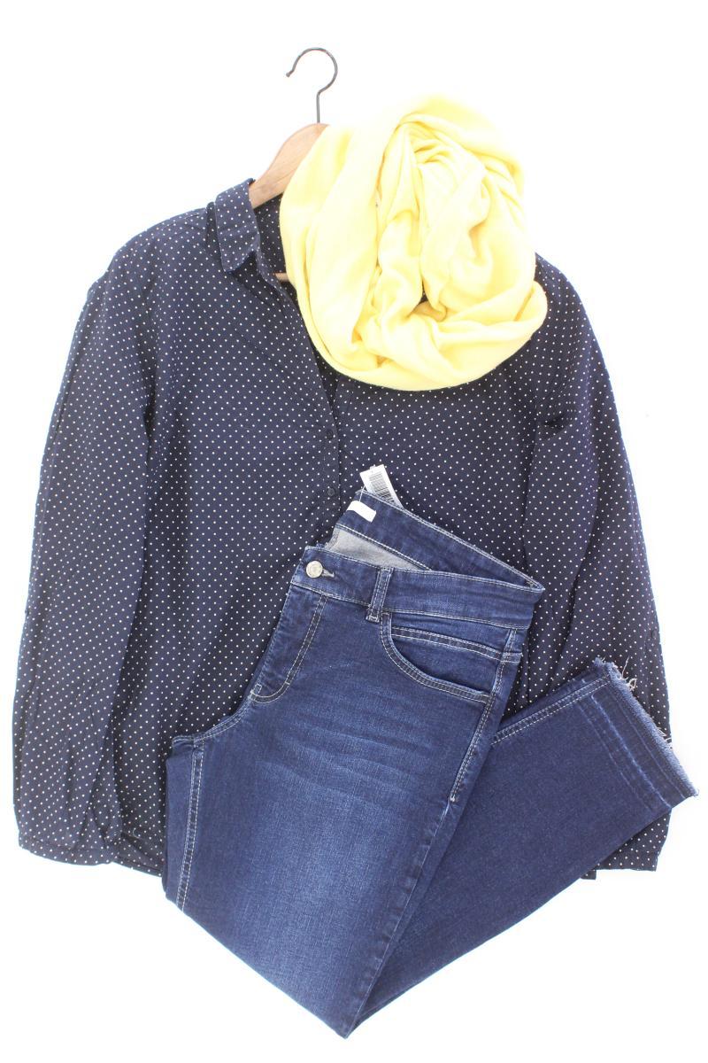 Klassisches Second Hand Freizeitoutfit in blau Größe L