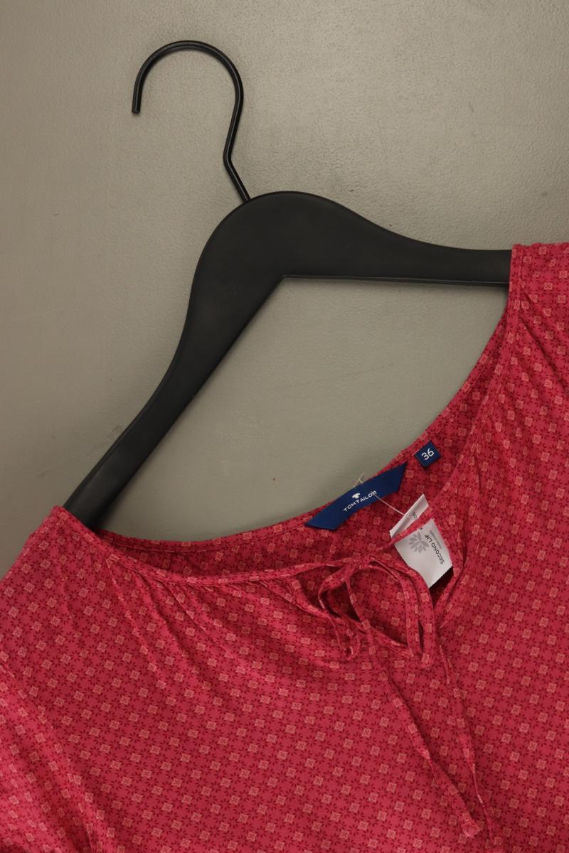 Tom Tailor Kurzarmbluse Größe 36 pink aus Viskose