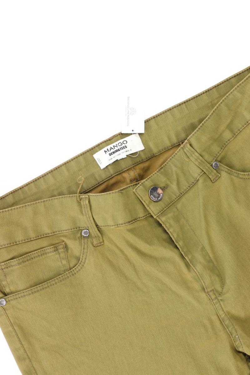 Mango Skinny Jeans Gr. 42 olivgrün