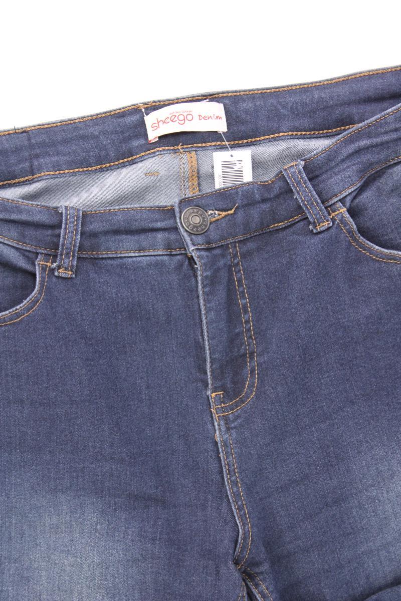 sheego Skinny Jeans Gr. Kurzgröße 23 blau aus Viskose