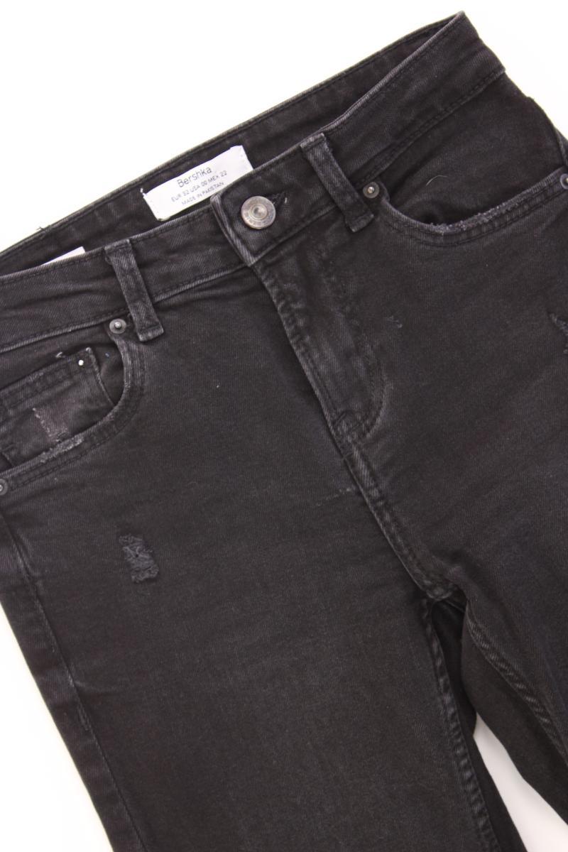 Bershka Skinny Jeans Gr. 32 schwarz