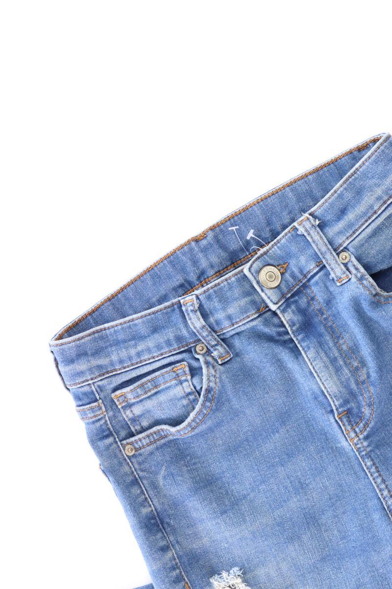 Topshop Skinny Jeans Gr. W25/L32 blau aus Baumwolle
