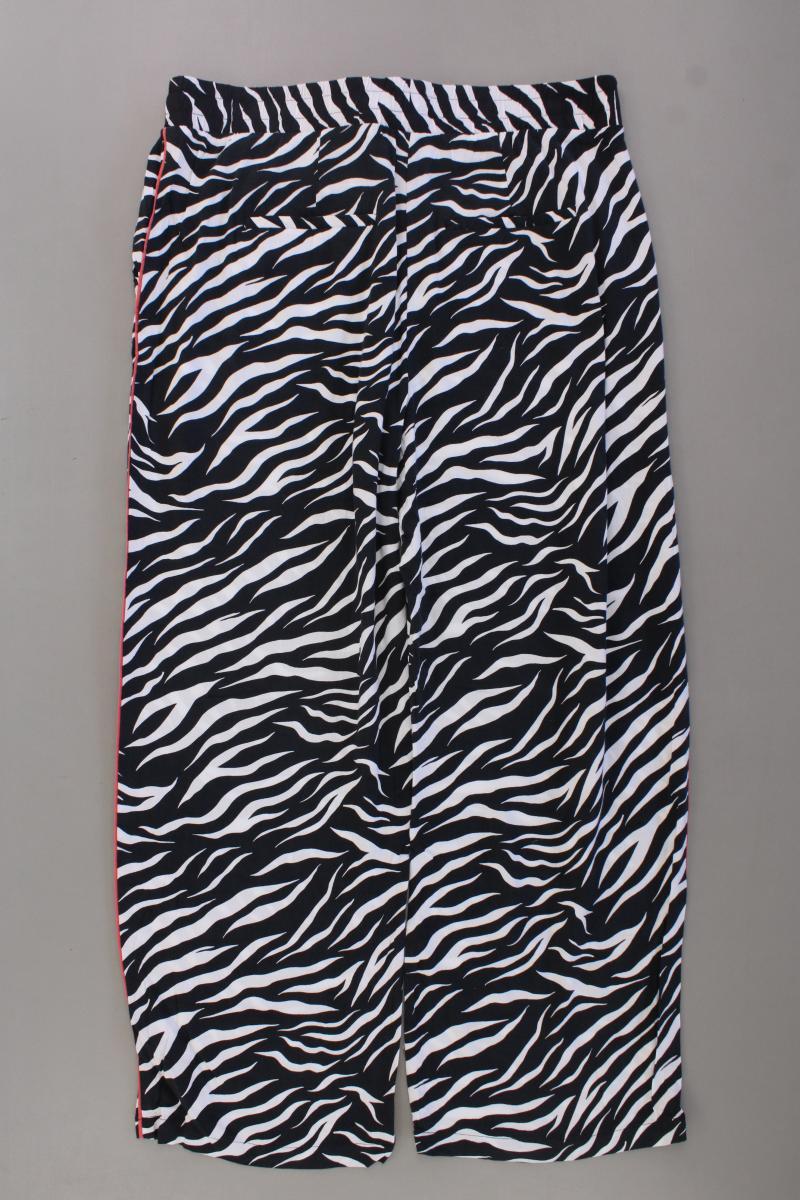 Street One Stoffhose Gr. 42 mit Tierdruck schwarz aus Viskose