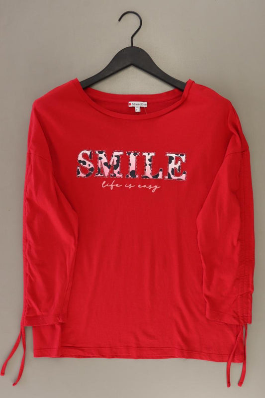 Street One Oversize-Shirt Gr. 42 neuwertig 3/4 Ärmel rot