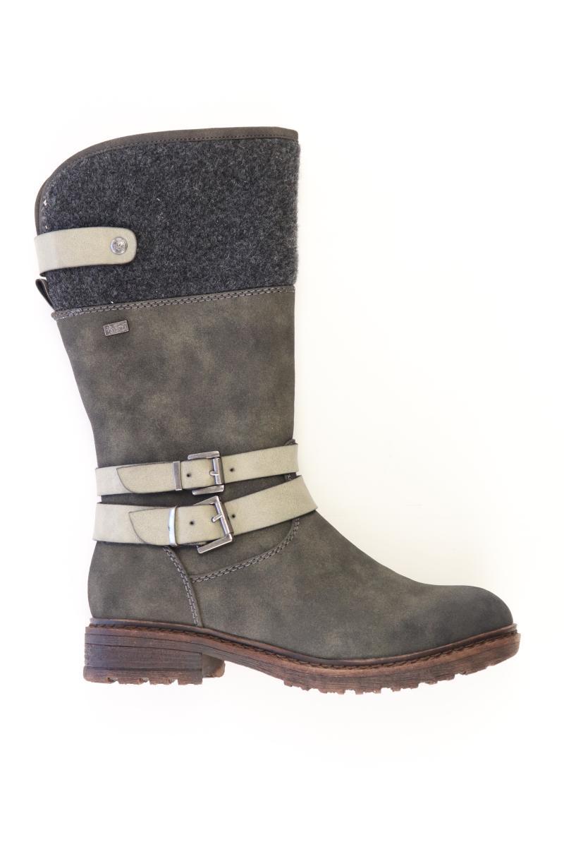 Rieker Absatzstiefel Gr. 37 neuwertig grau
