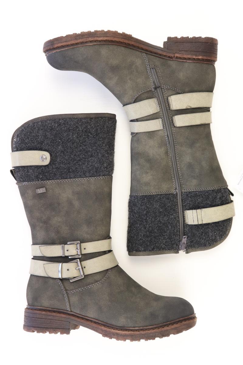 Rieker Absatzstiefel Gr. 37 neuwertig grau
