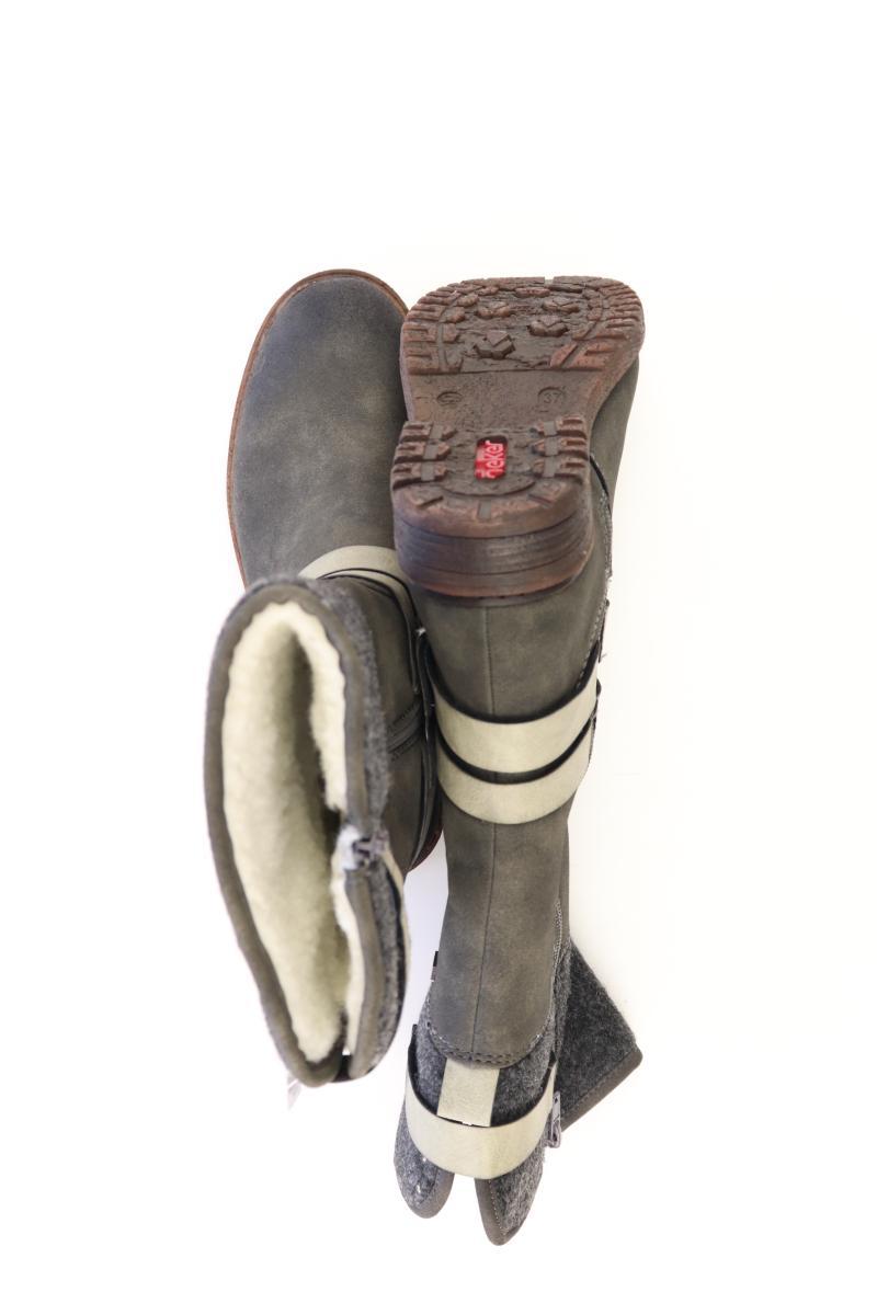 Rieker Absatzstiefel Gr. 37 neuwertig grau