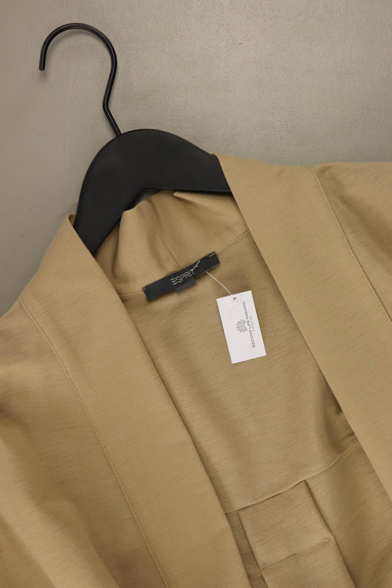 Esprit Übergangsmantel Gr. 42 neuwertig creme aus Viskose