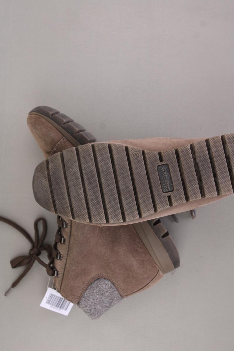 Salamander Stiefeletten Gr. 38 braun aus Leder