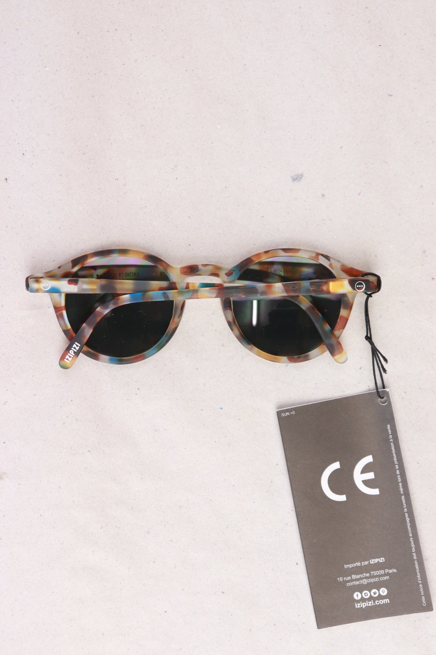 Izipizi Kinder Sonnenbrille Modell Sun Junior Blue Tortoise mehrfarbig Größe Onesize neu mit Etikett
