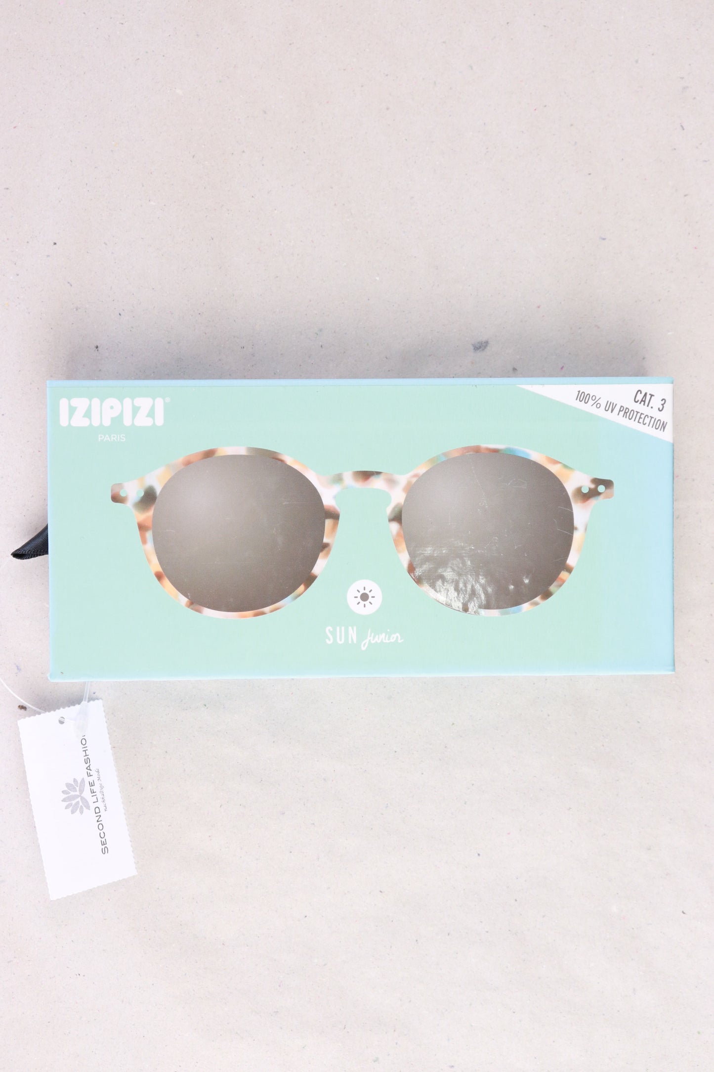 Izipizi Kinder Sonnenbrille Modell Sun Junior Blue Tortoise mehrfarbig Größe Onesize neu mit Etikett