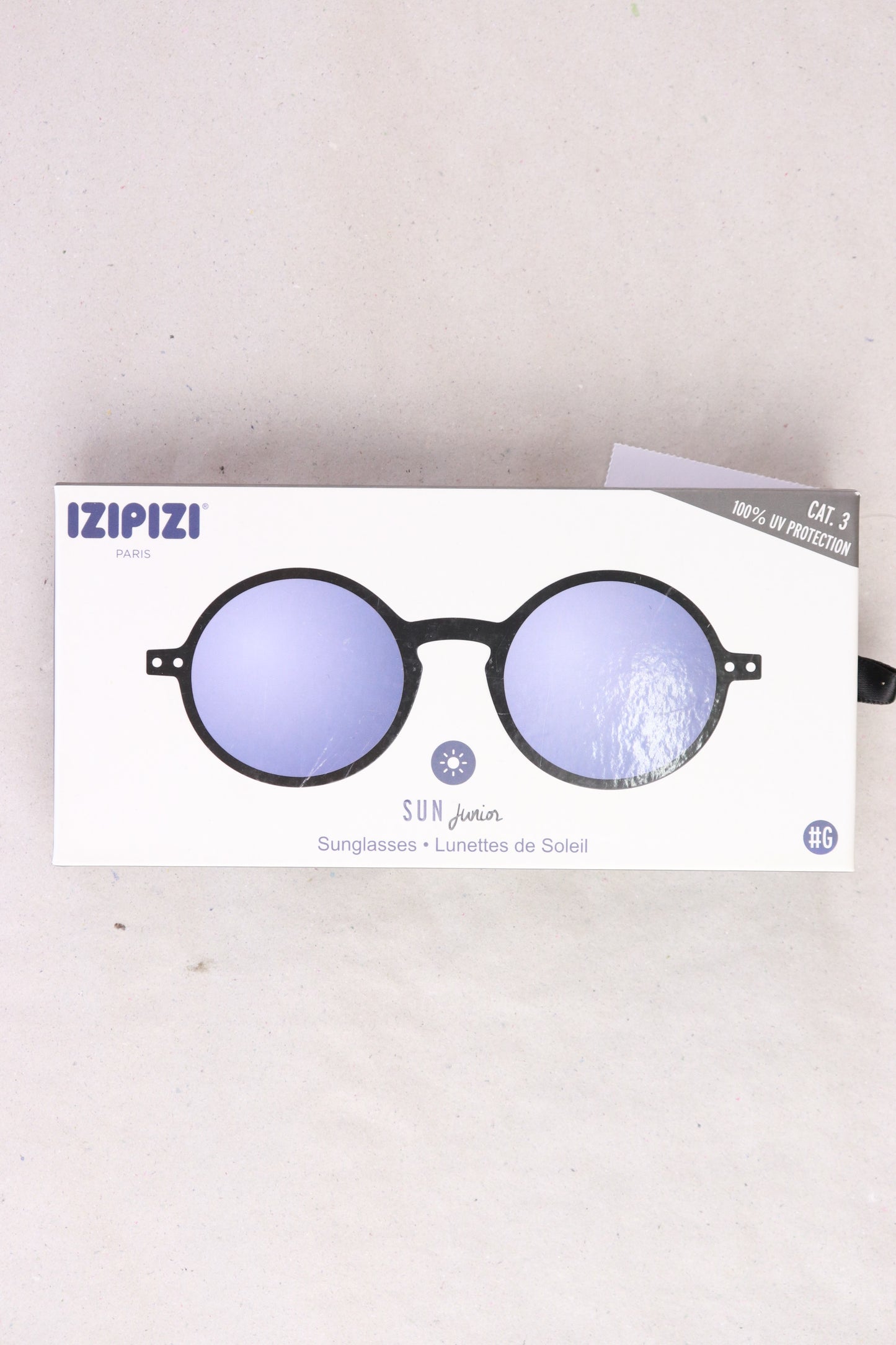 Izipizi Kinder Sonnenbrille Modell Sun Junior Black schwarz Größe Onesize neu mit Etikett