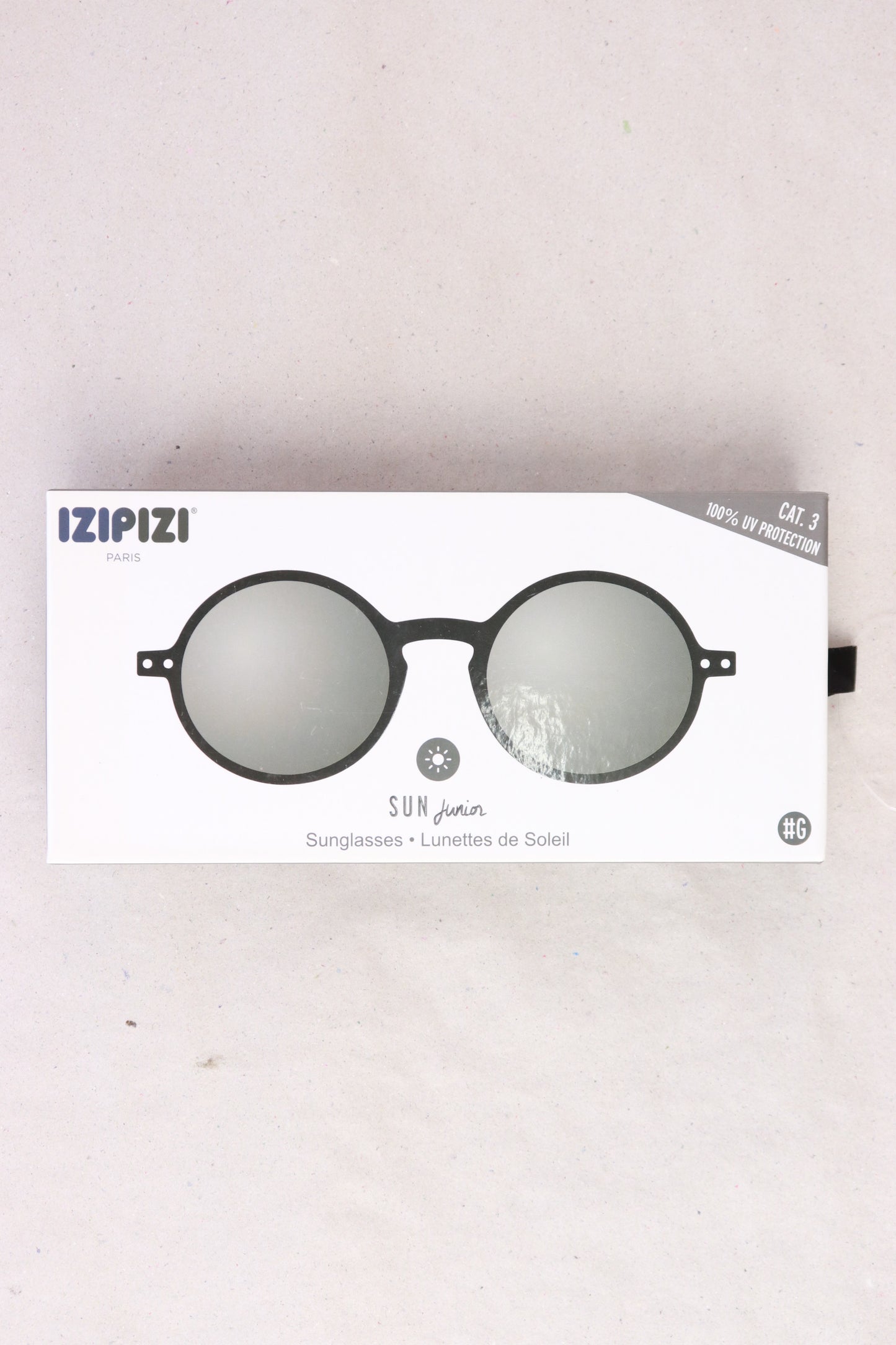 Izipizi Kinder Sonnenbrille Modell Sun Junior Black schwarz Größe Onesize neu mit Etikett
