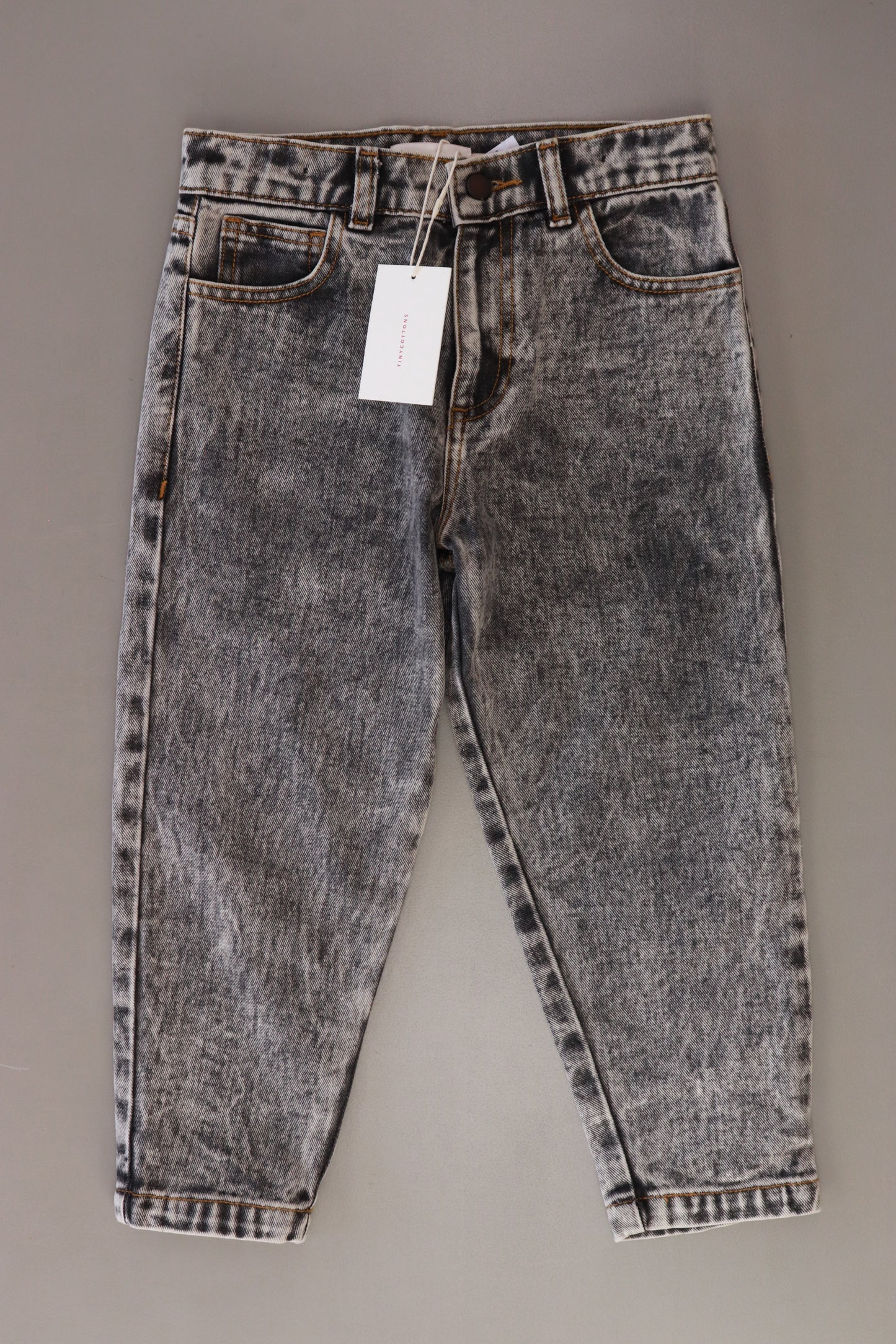 Tiny Cottons Baggy Jeans Kinder Jeans grau Größe 6 Jahre neu mit Etikett