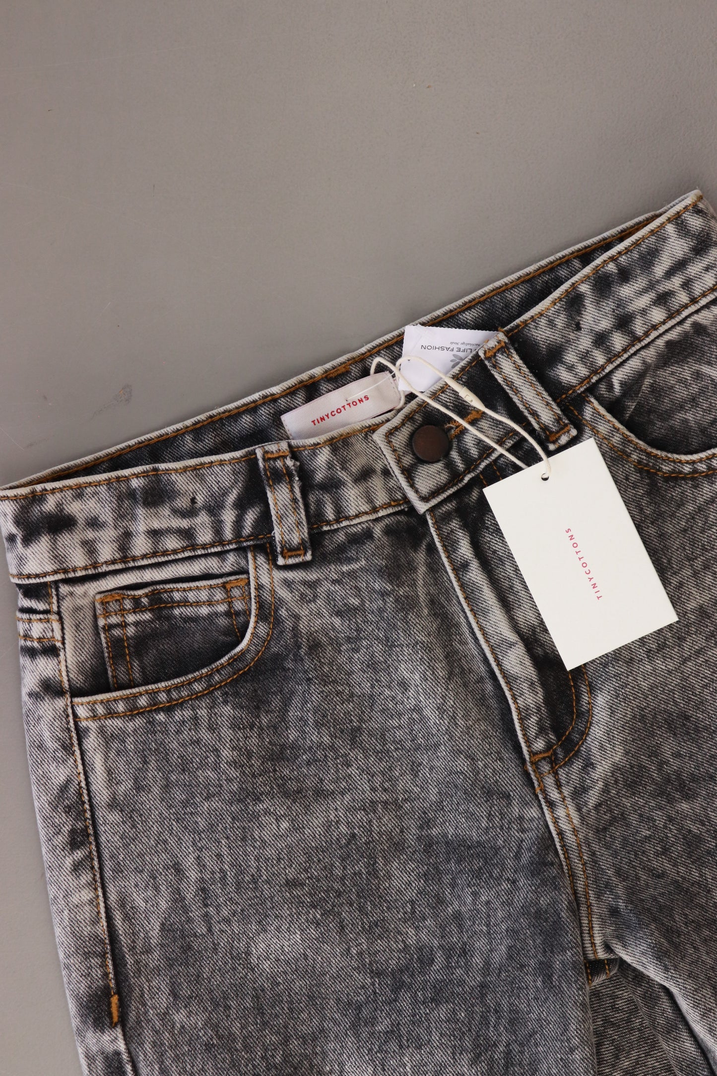 Tiny Cottons Baggy Jeans Kinder Jeans grau Größe 6 Jahre neu mit Etikett