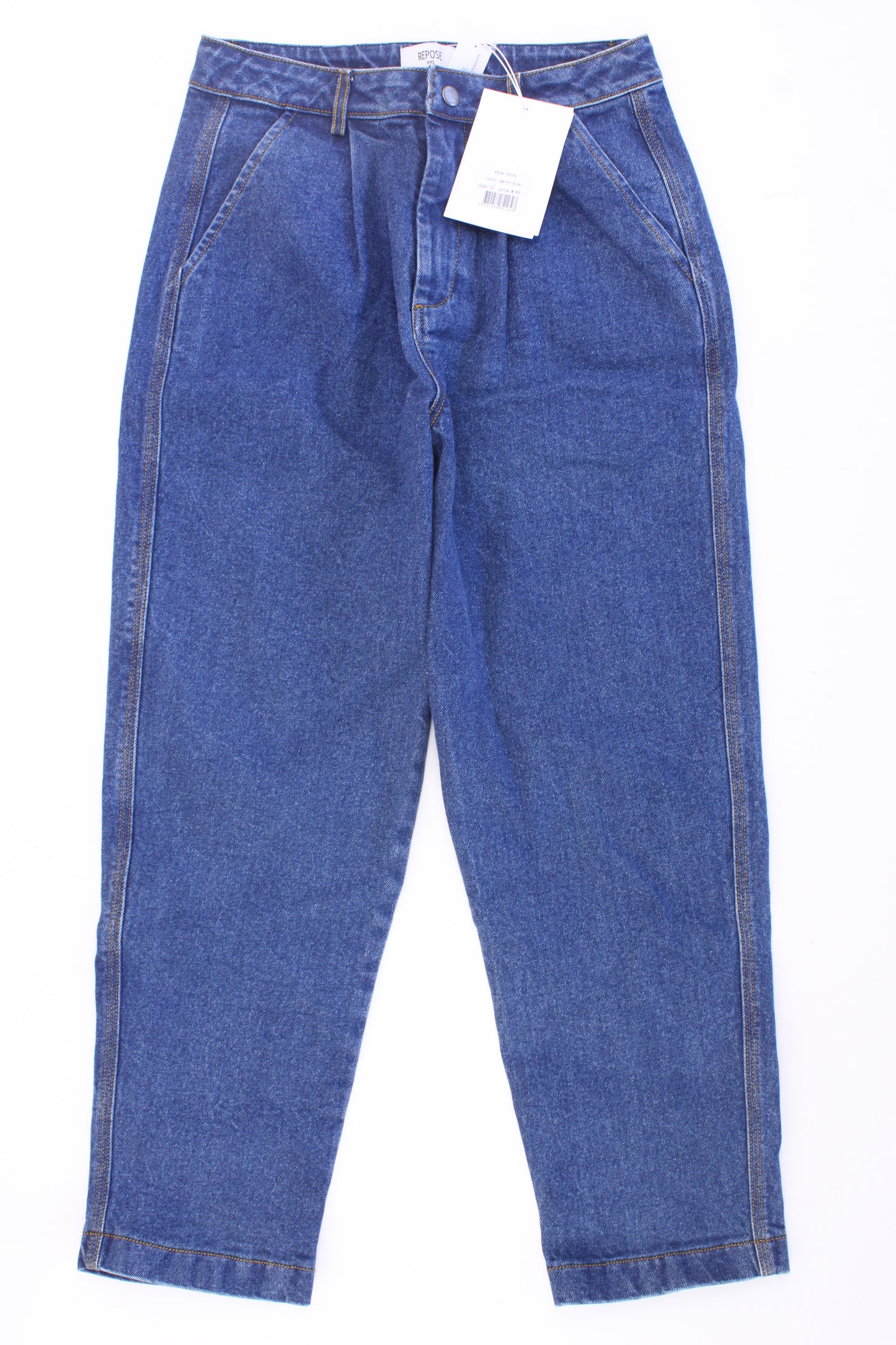 Repose AMS Chino Kinder Jeans blau Größe 12 Jahre, 152-158cm neu mit Etikett
