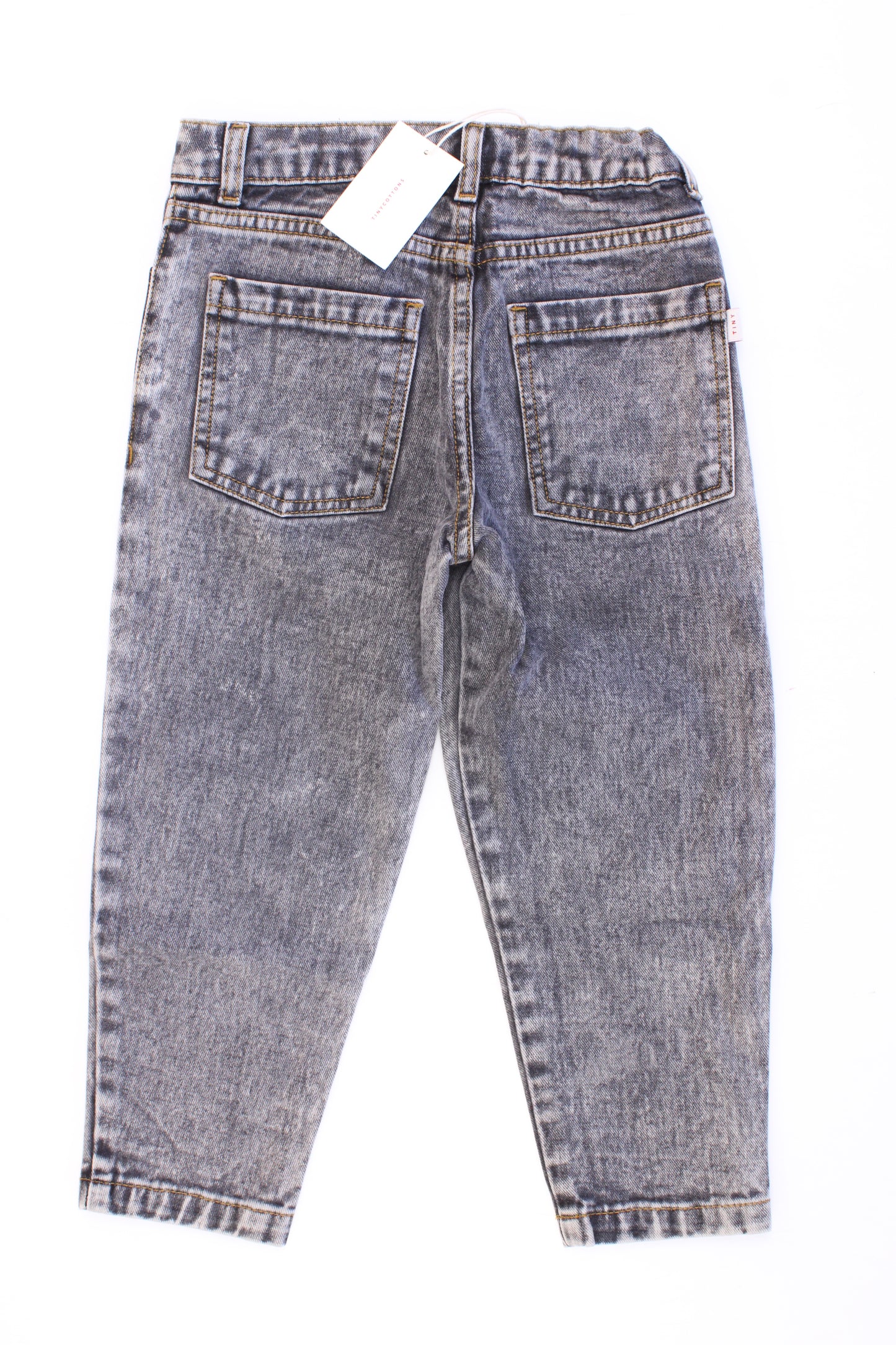 Tiny Cottons Kinder Jeans Baggy Jeans Snowy Black grau Größe 6 Jahre neu mit Etikett