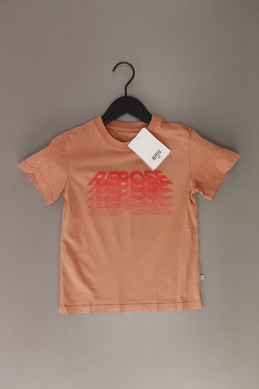 Repose AMS Kinder Shirt "tee shirt butterscotch" braun Größe 4 Jahre neu mit Etikett