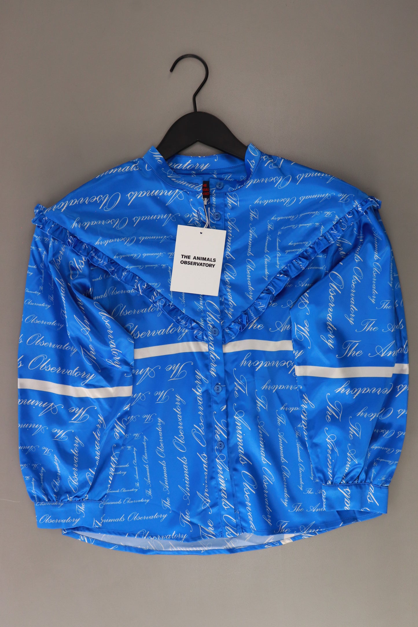 the animals observatory Kinder Bluse "silky cuckoo" blau Größe 12 Jahre neu mit Etikett