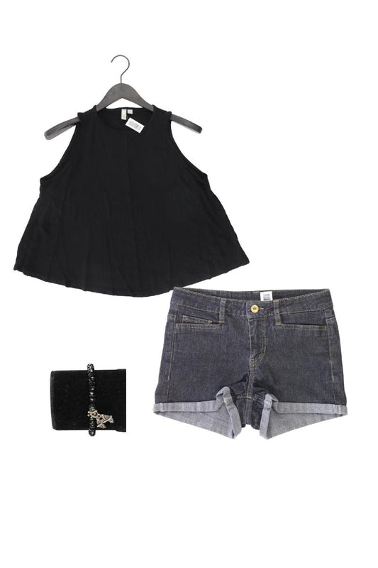 Second Hand Outfit Größe XS mit Asos Trägertop in Gr. 34 und Armband