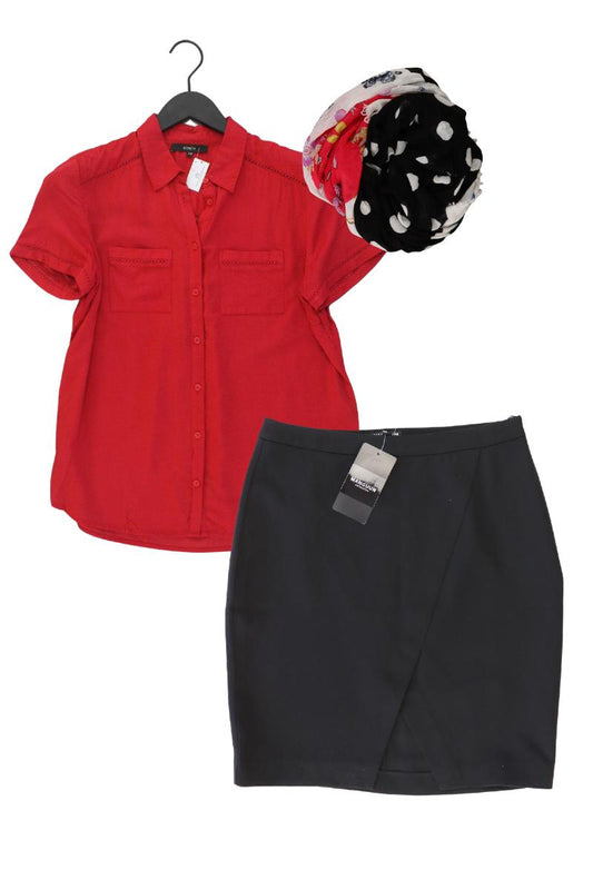 Second Hand Outfit Größe M mit Bonita Kurzarmbluse in Gr. 38 und Tuch
