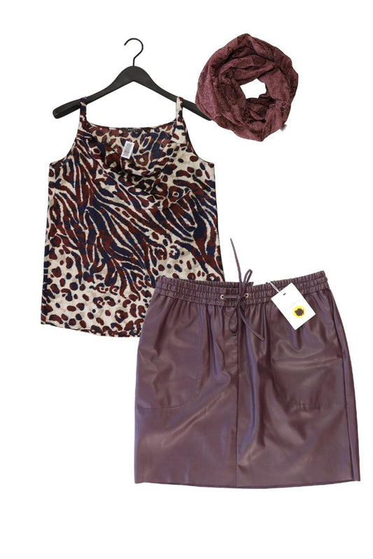 Second Hand Outfit Größe M mit Esprit Spaghetti-Top in Gr. 40 und Tuch