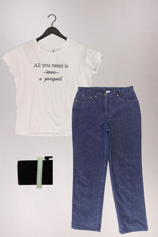 Second Hand Outfit Größe M mit Printshirt in Gr. M und Armband