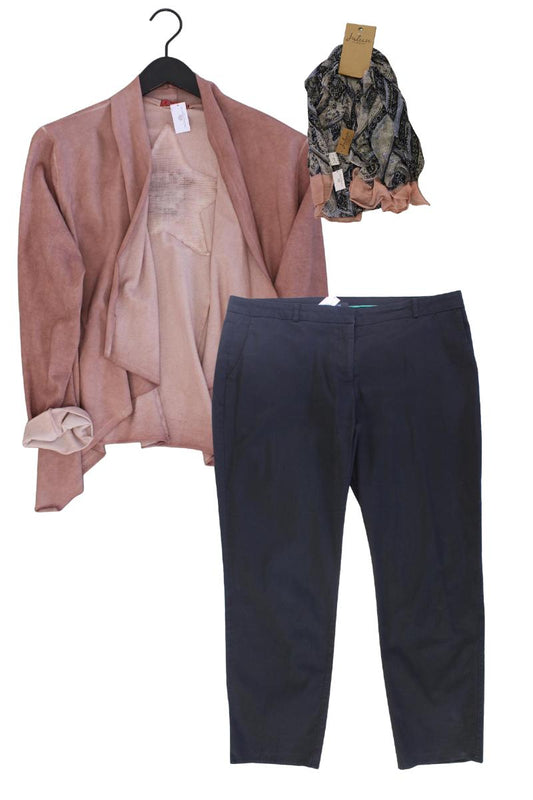 Second Hand Outfit Größe L mit Classic Cardigan in Gr. L und Tuch