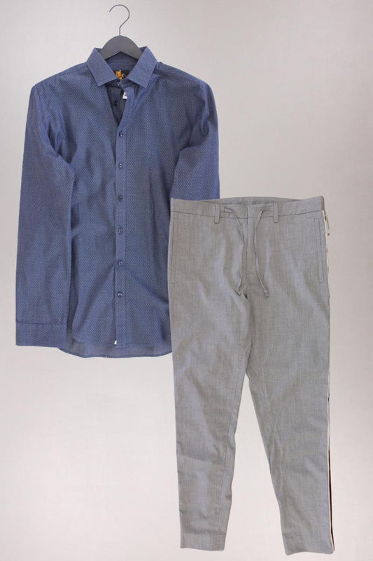 Second Hand Outfit Größe M mit Seidensticker Langarmhemd in Gr. Hemdgröße 39