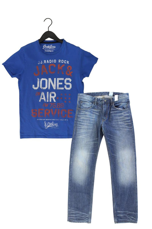 Second Hand Outfit Größe S mit Jack & Jones Printshirt in Gr. S