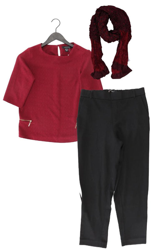 Second Hand Outfit Größe S mit Classic Bluse in Gr. 36, Zara Stoffhose in Gr. S